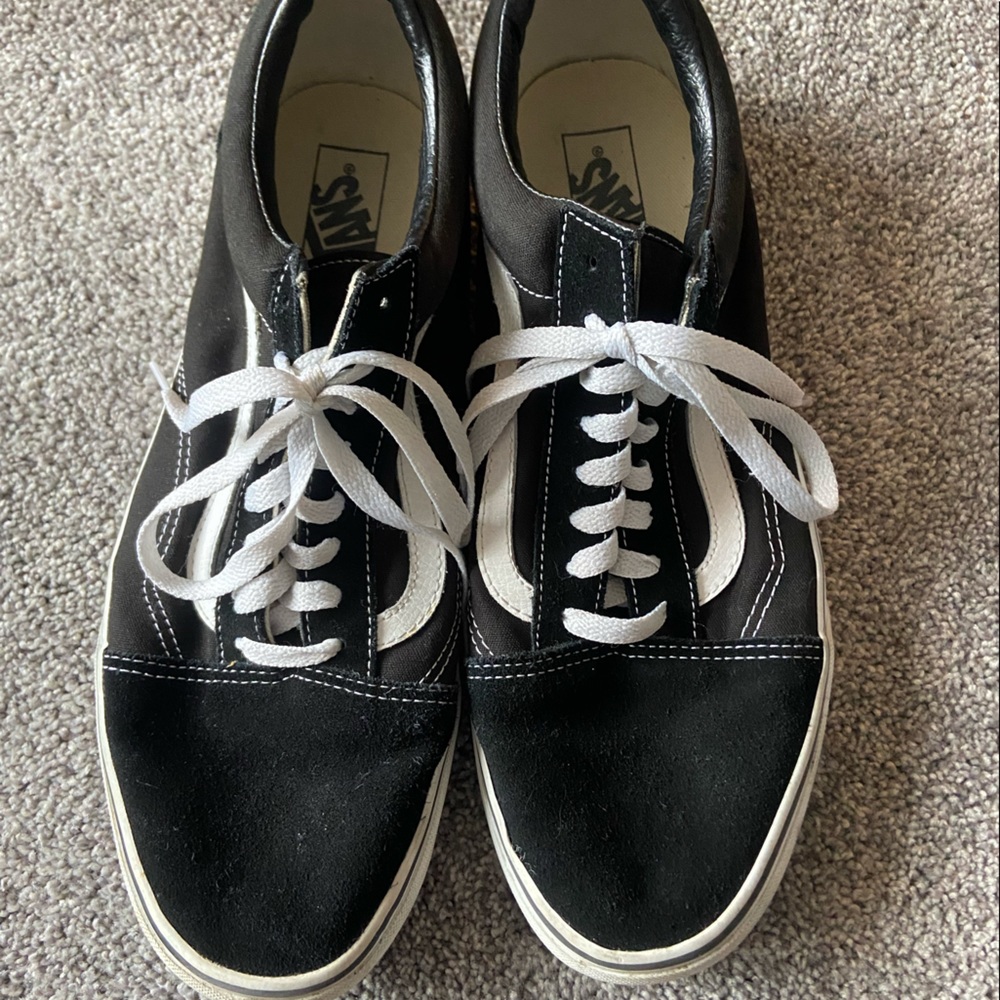 Vans old skool black suede